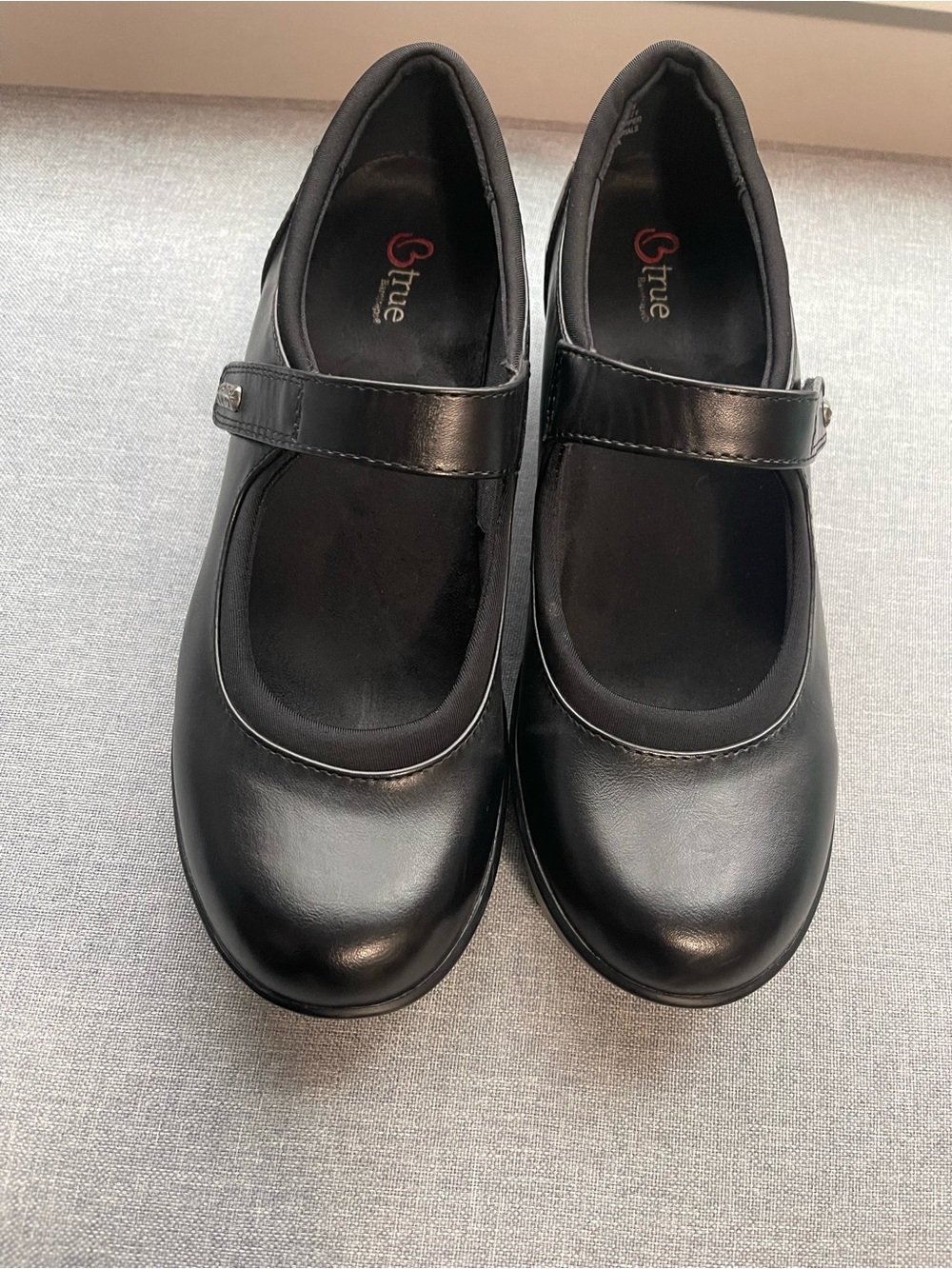 Comfort Black Mary Jane Flats - Supportive Women’s Shoes